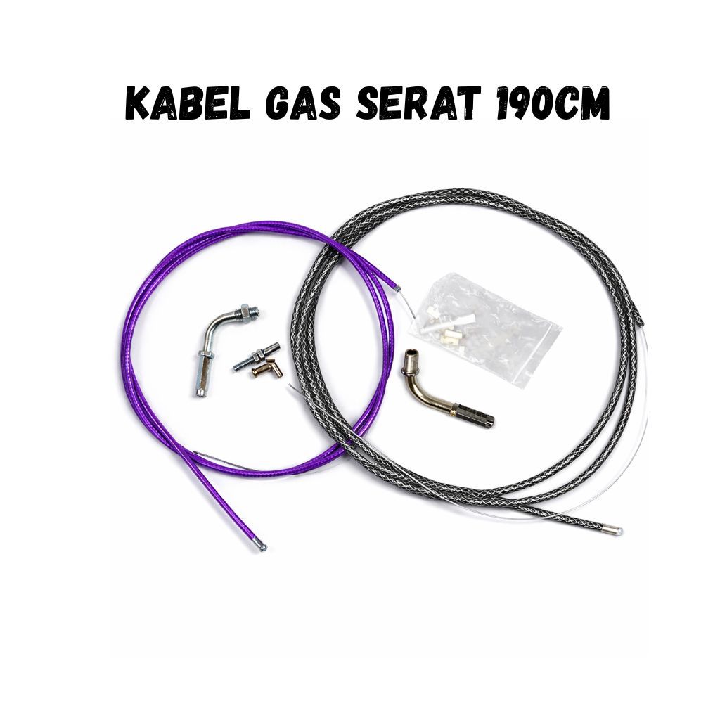 KABEL GAS MODEL SERAT PANJANG 190 CM KABEL GAS UNIVERSAL