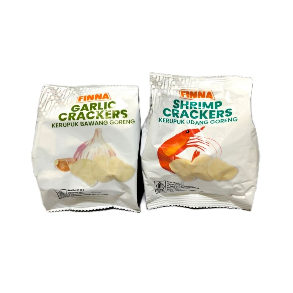 Kerupuk FINNA kerupuk bawang finna kerupuk udang finna 10 bungkus