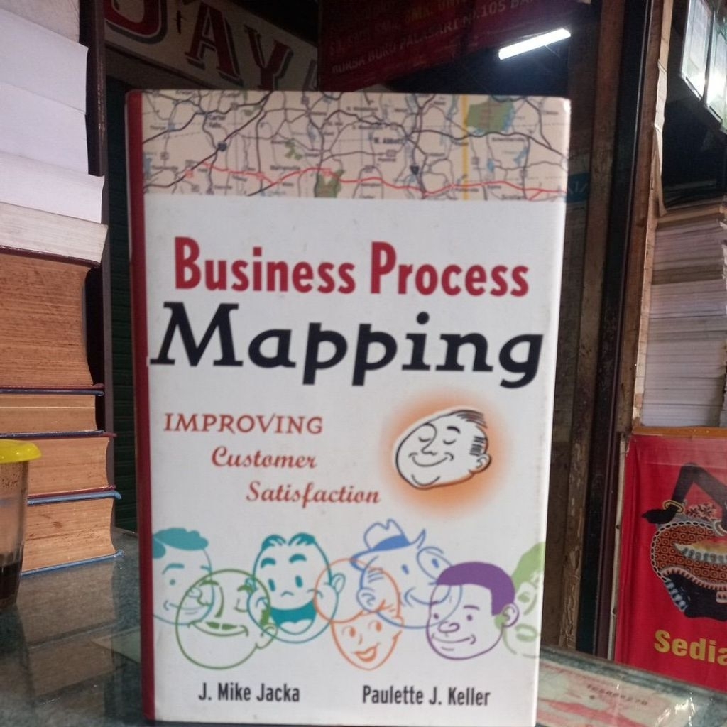 Buku Business Process Mapping J. Mike Jacka Paulette J. Keller Bahasa Inggris Original Bekas Hard Co