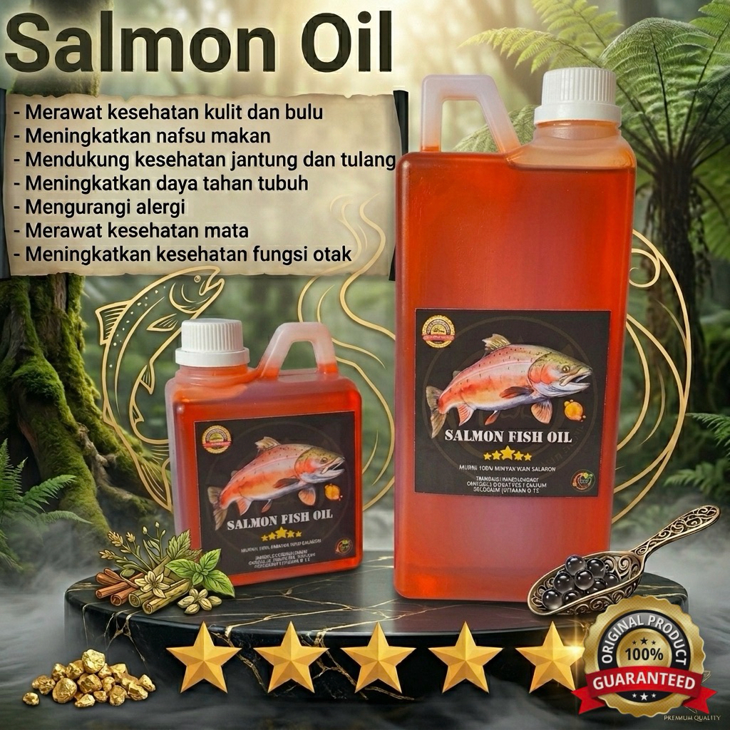 minyak salmon murni original HARGA GROSIR Minyak Ikan Salmon/ Salmon Oil SuplemeS