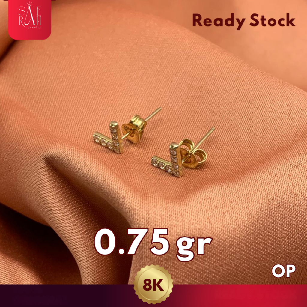 Tindik Emas 8K - Toko Emas Saerah - 0.75 Gram 55