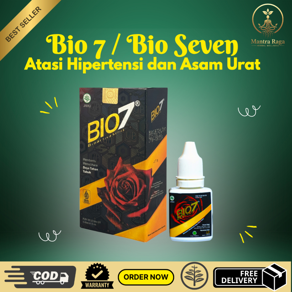 Bio 7 Bio Tujuh Bio Seven Original 100% Original Untuk Kesehatan Pencernaan