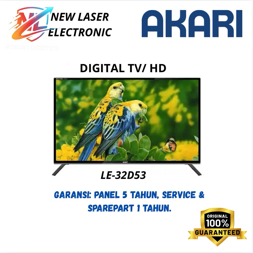 AKARI DIGITAL DVB-2 TV 32 INCH LE-32D53(LED TV 32 INCH)