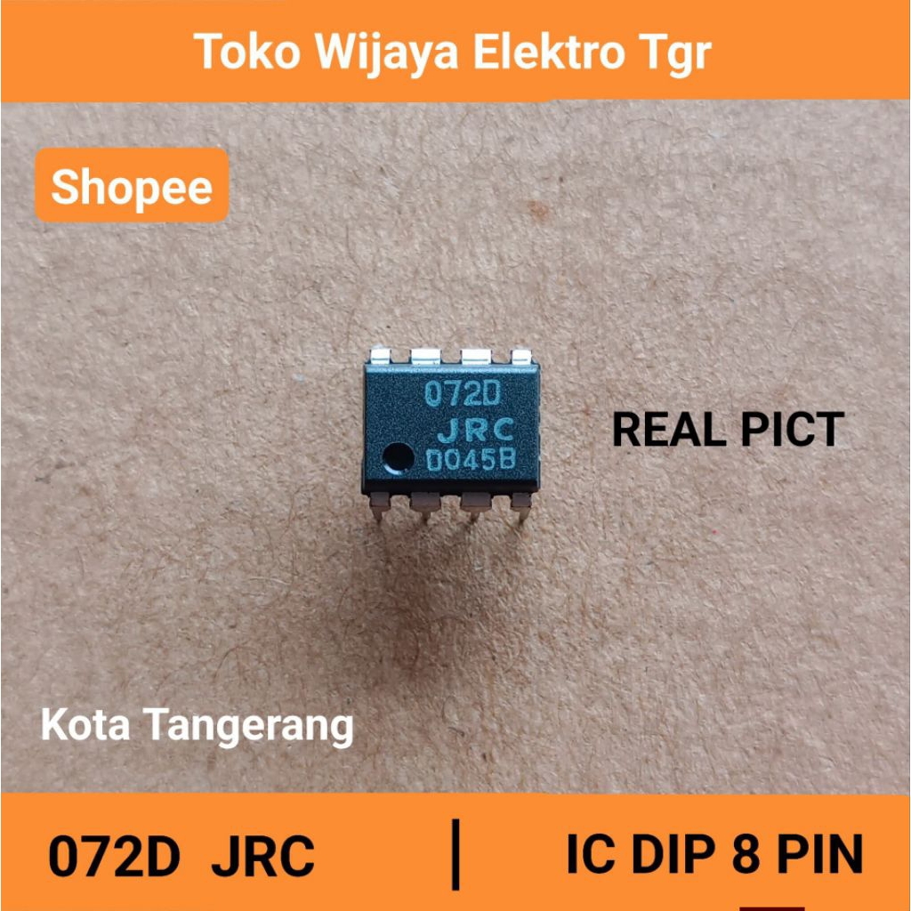 Audio Sparepart | 072D JRC IC Dip 8 Pin