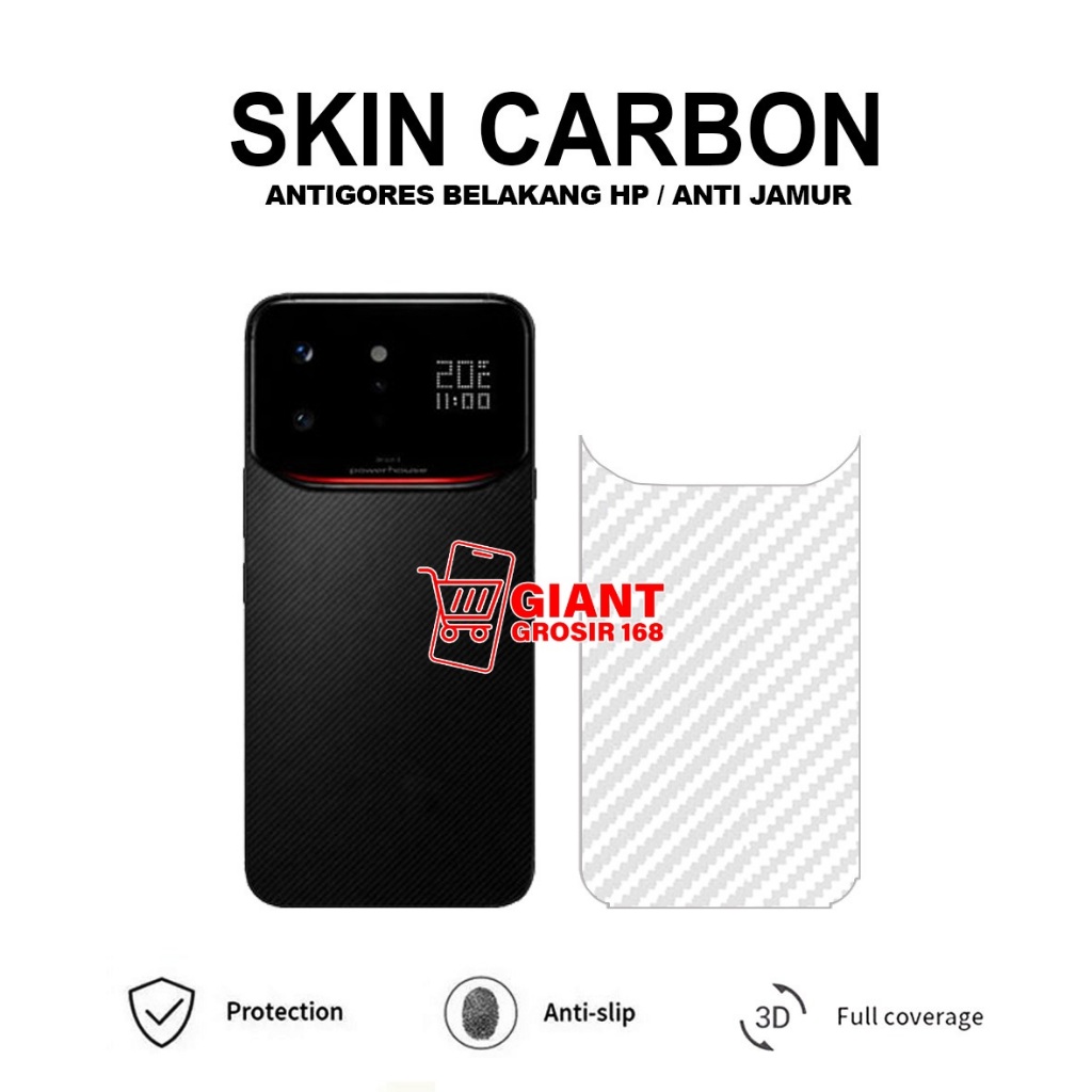 Infinix Note 60 Ultra Infinix Note 60 Infinix Note 60 Pro Skin Carbon Garskin Anti Gores Belakang In