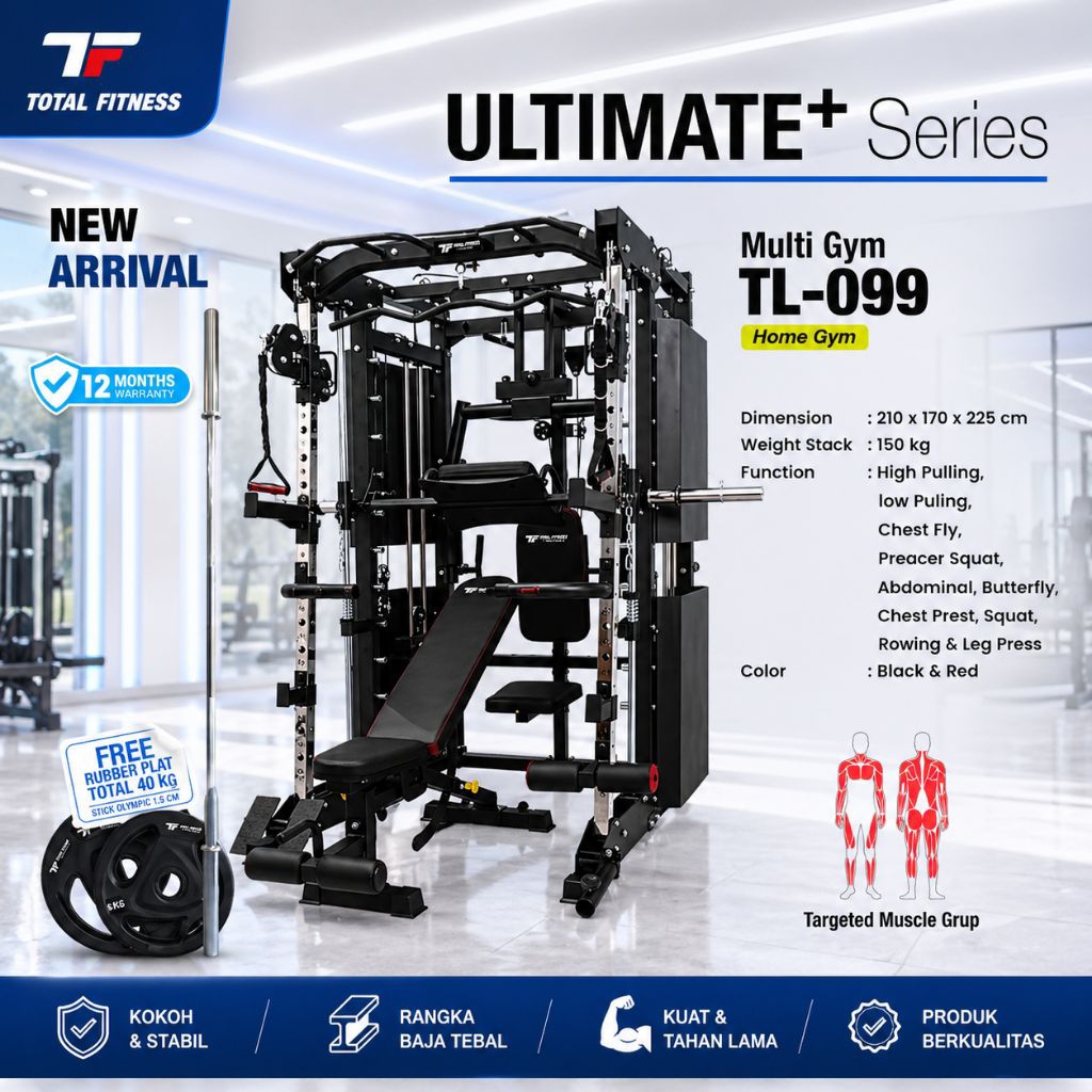 Multy gym Power rack TLHG 099 Alat fitnes Gym