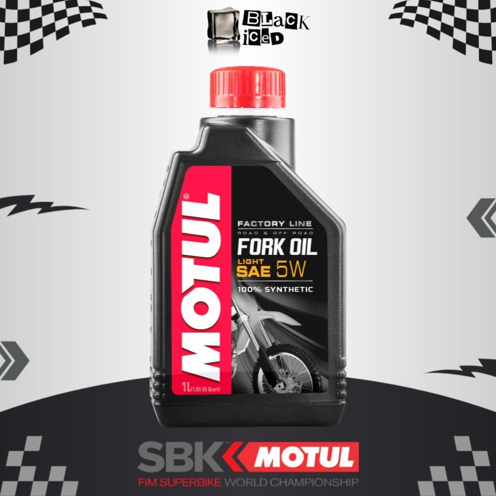 MOTUL FORK OIL LIGHT 5W/MEDIUM 10W - 1L OLI SHOCK OHLINS 100% ORIGINAL