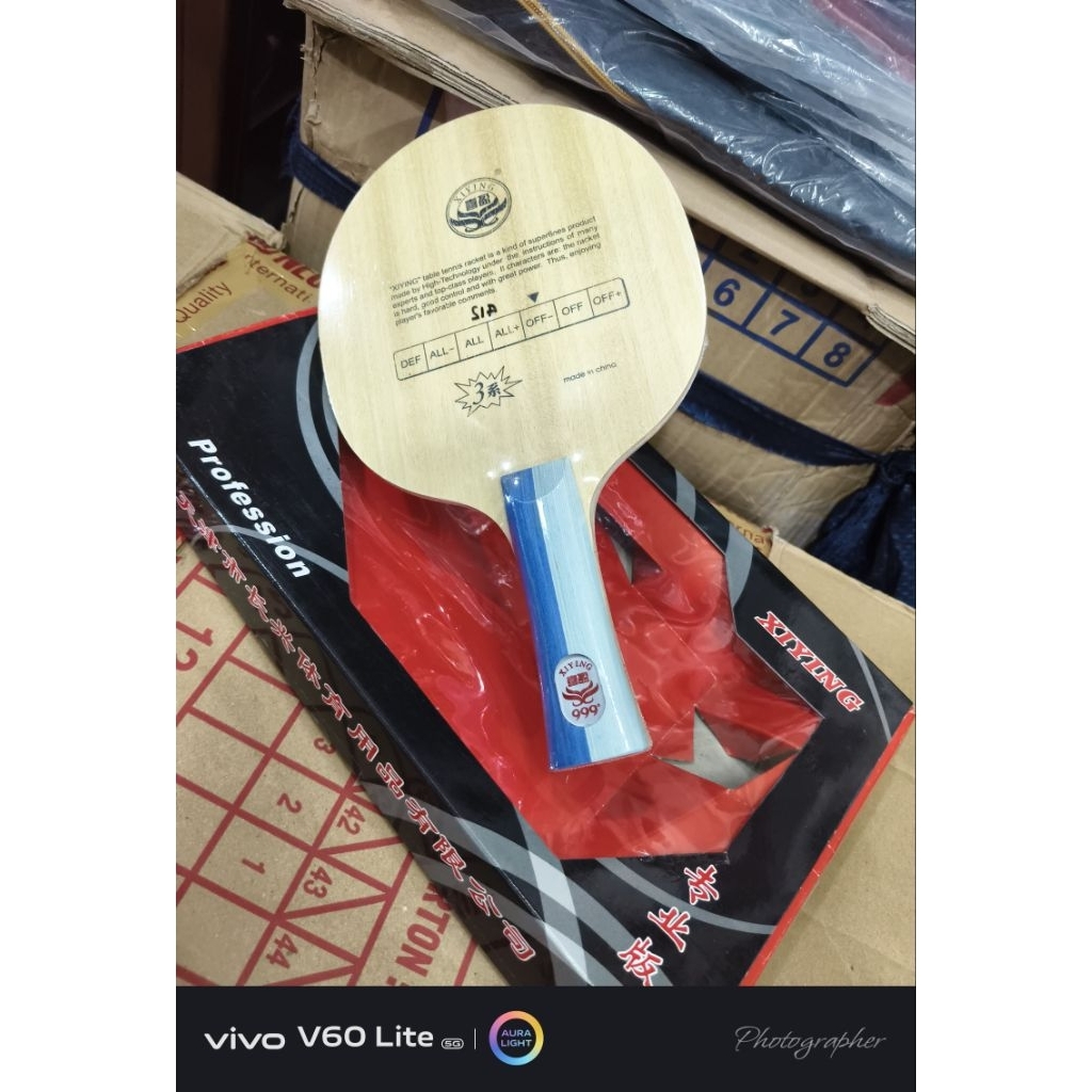 Bet Kayu Ping Pong Tenis Meja XI YING 999 Original