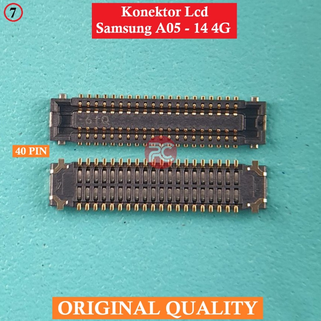 Konektor Lcd Samsung A05 - A14 4G 40PIN Original 40 PIN