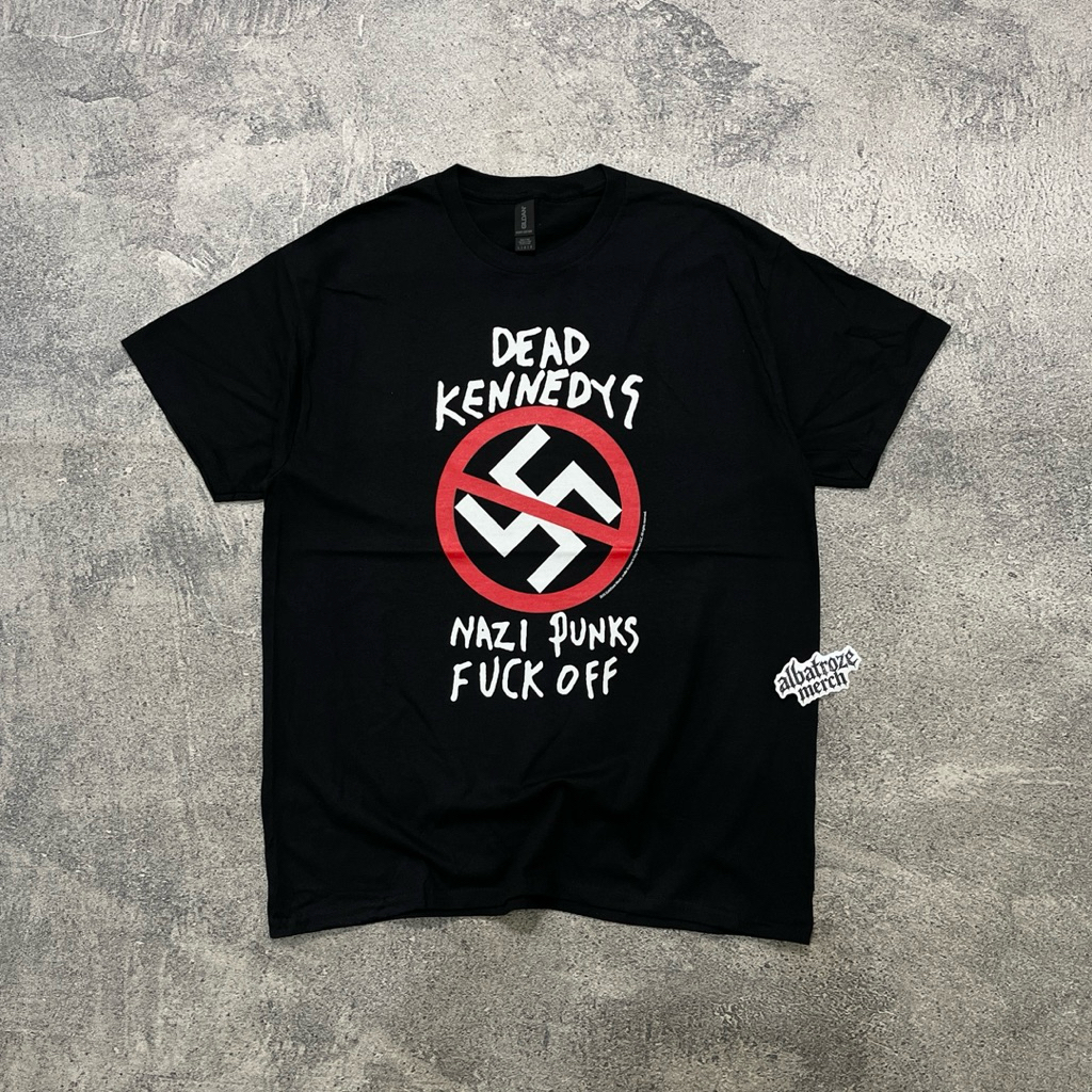 T-SHIRT / KAOS BAND OFFICIAL DEAD KENNEDYS - NAZI PUNKS FUCK OFF