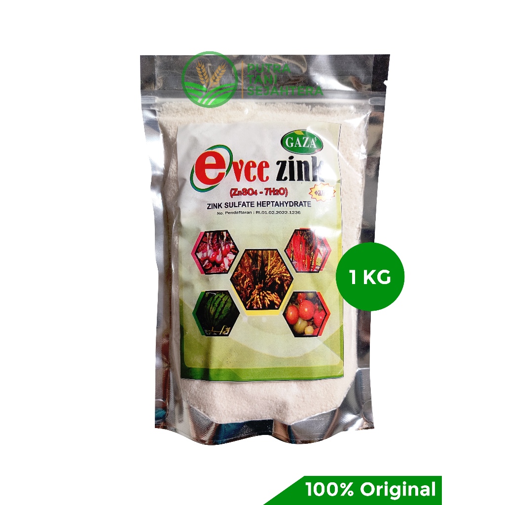 Pupuk Zink 1kg EVEE ZINK ZnSO4 Zink Sulfate Heptahydrate pupuk mikro mengatasi defisiensi zink