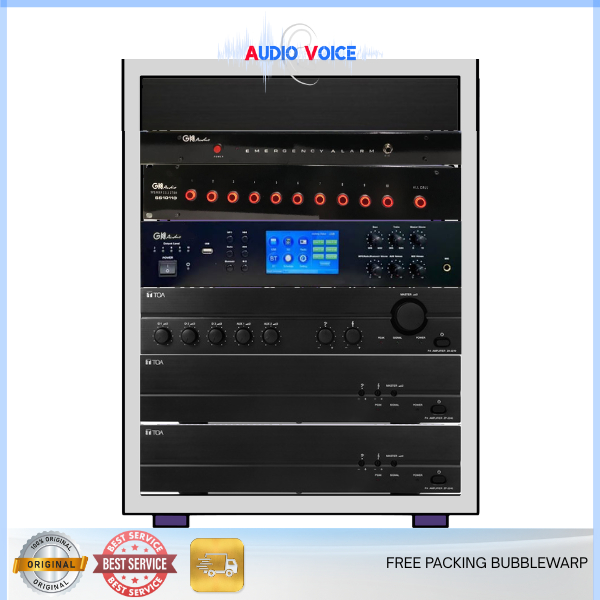 Paket PA System Gedung TOA Include Sistem Timer Siap Pakai