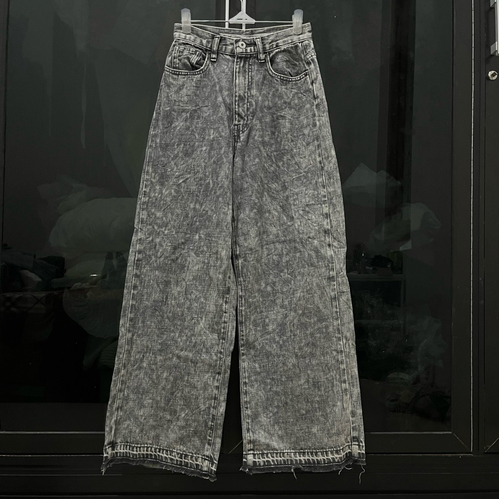 Niko And Kulot Katun Jeans Wide Leg Rawis