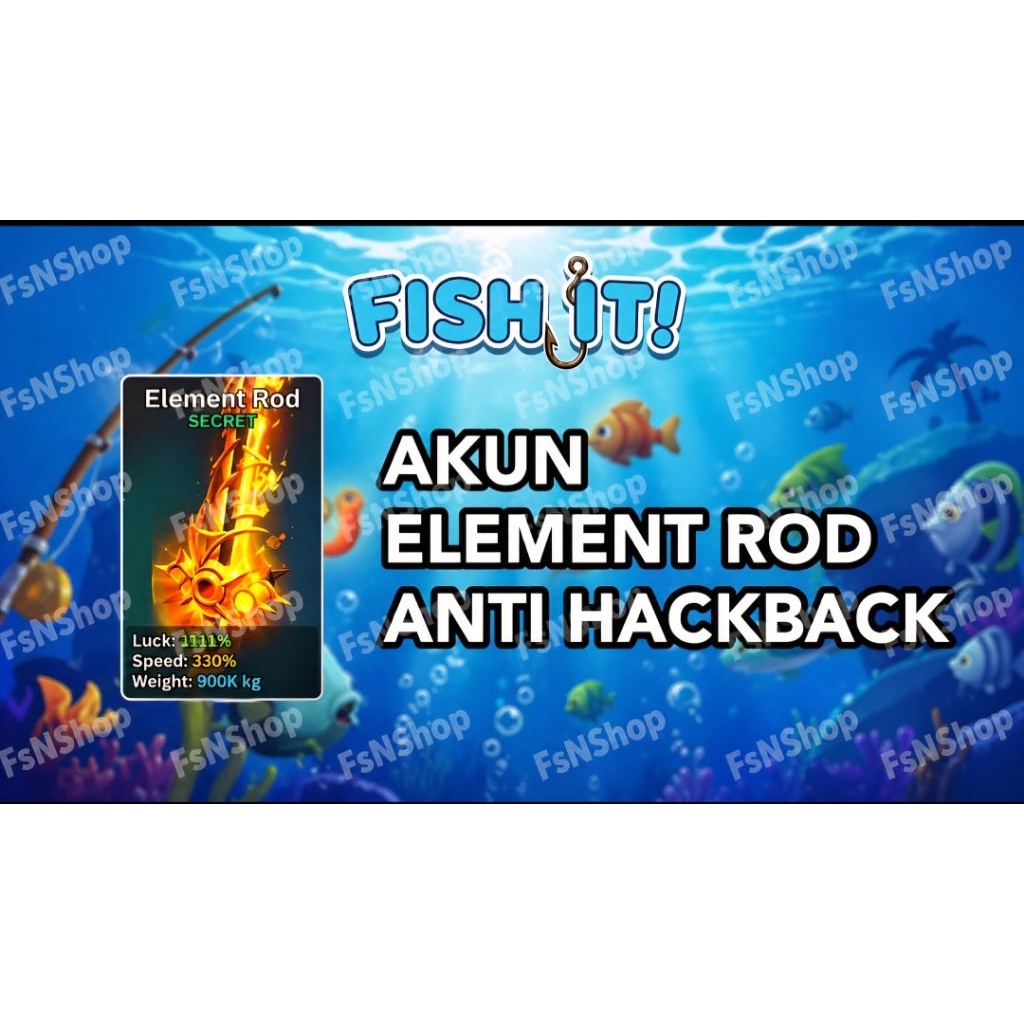 Akun Element ROD | Fish It
