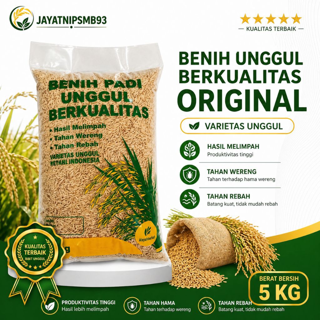 benih padi SEDAYU kemasan 5kg