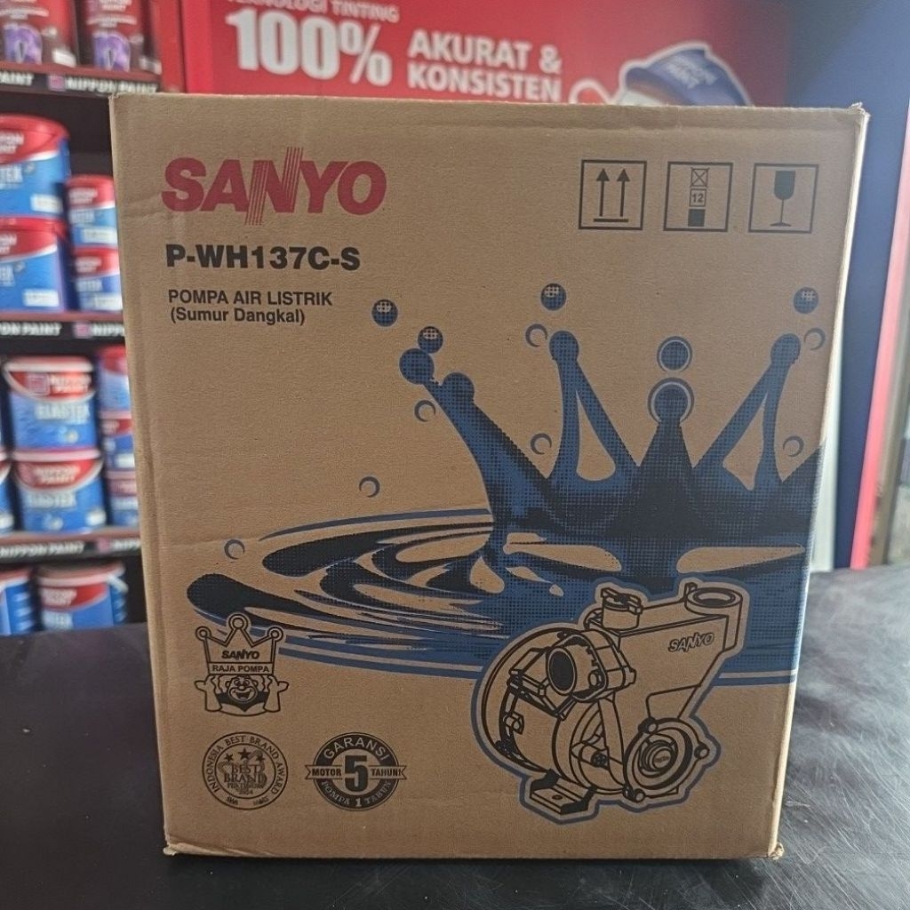 Pompa Air Listrik Sanyo P-WH137C-S