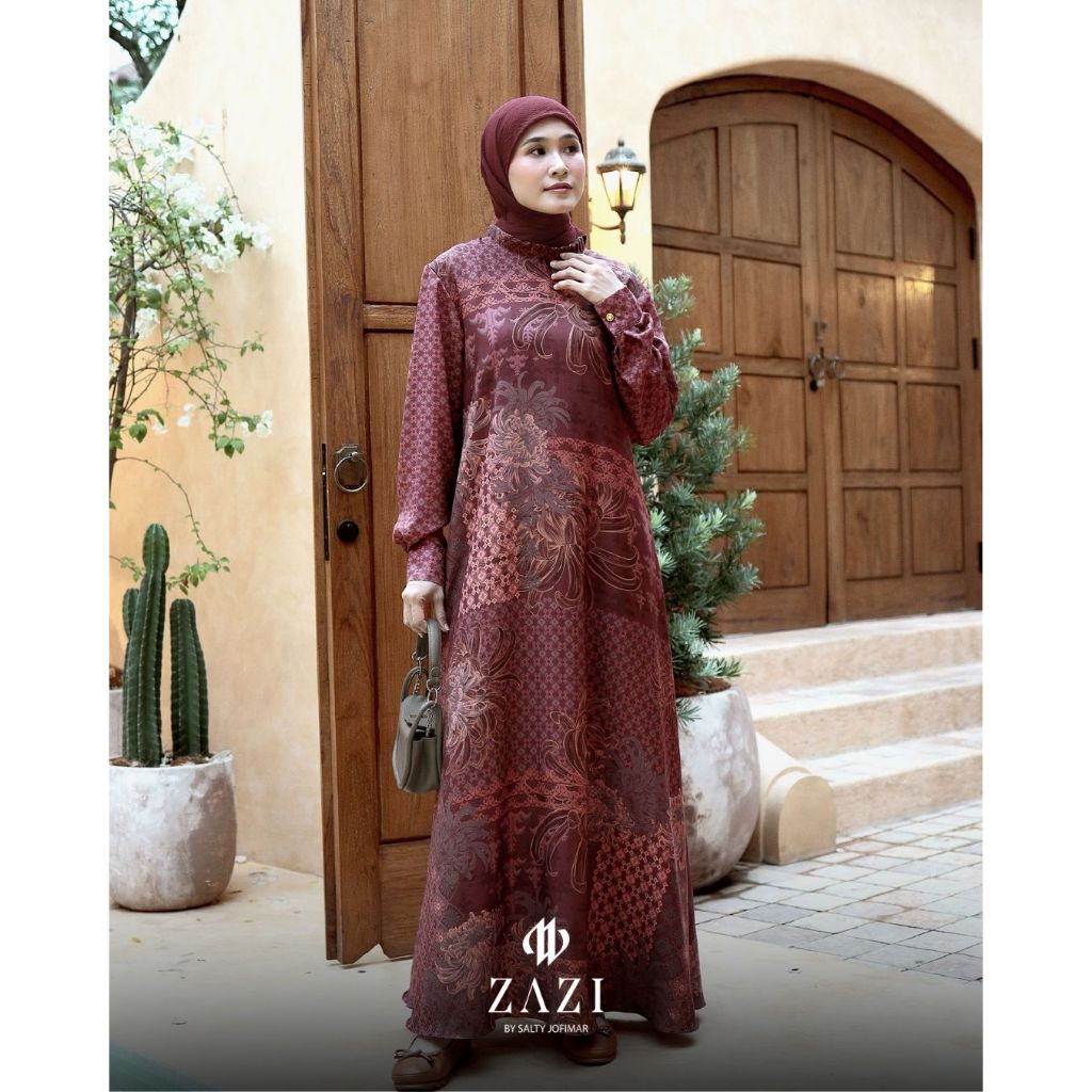 ZAZI - MAJESTIC, Dress Gamis Motif Premium Elegan Terbaru