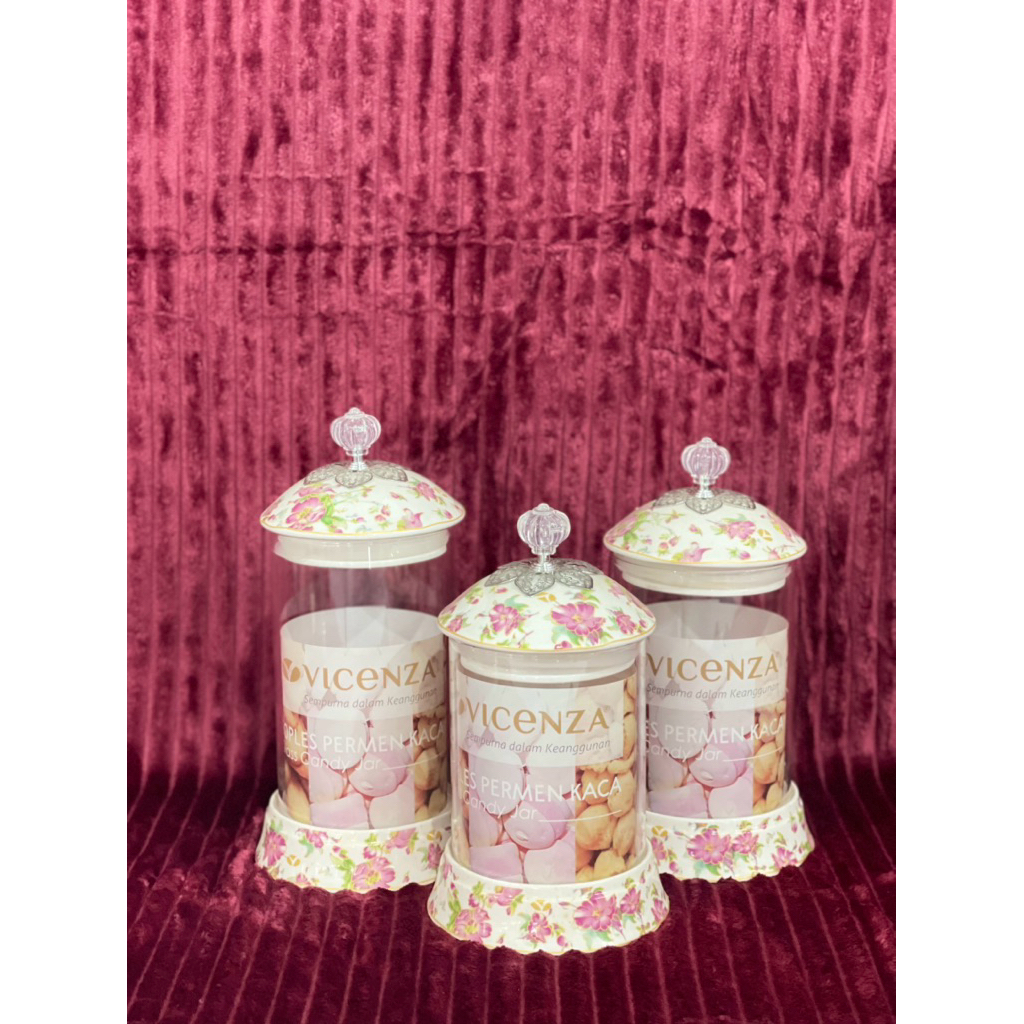 Vicenza Toples Kaca Set 3pcs GA 301