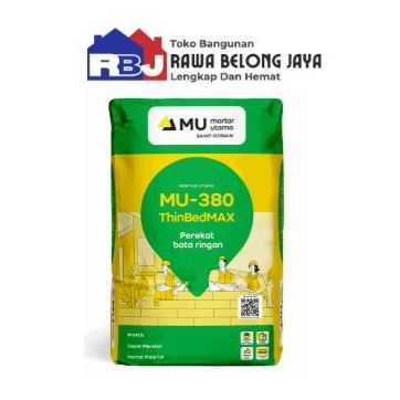 MU 380 MORTAR UTAMA SEMEN INSTAN PEREKAT BATA RINGAN HEBEL - 40 KG