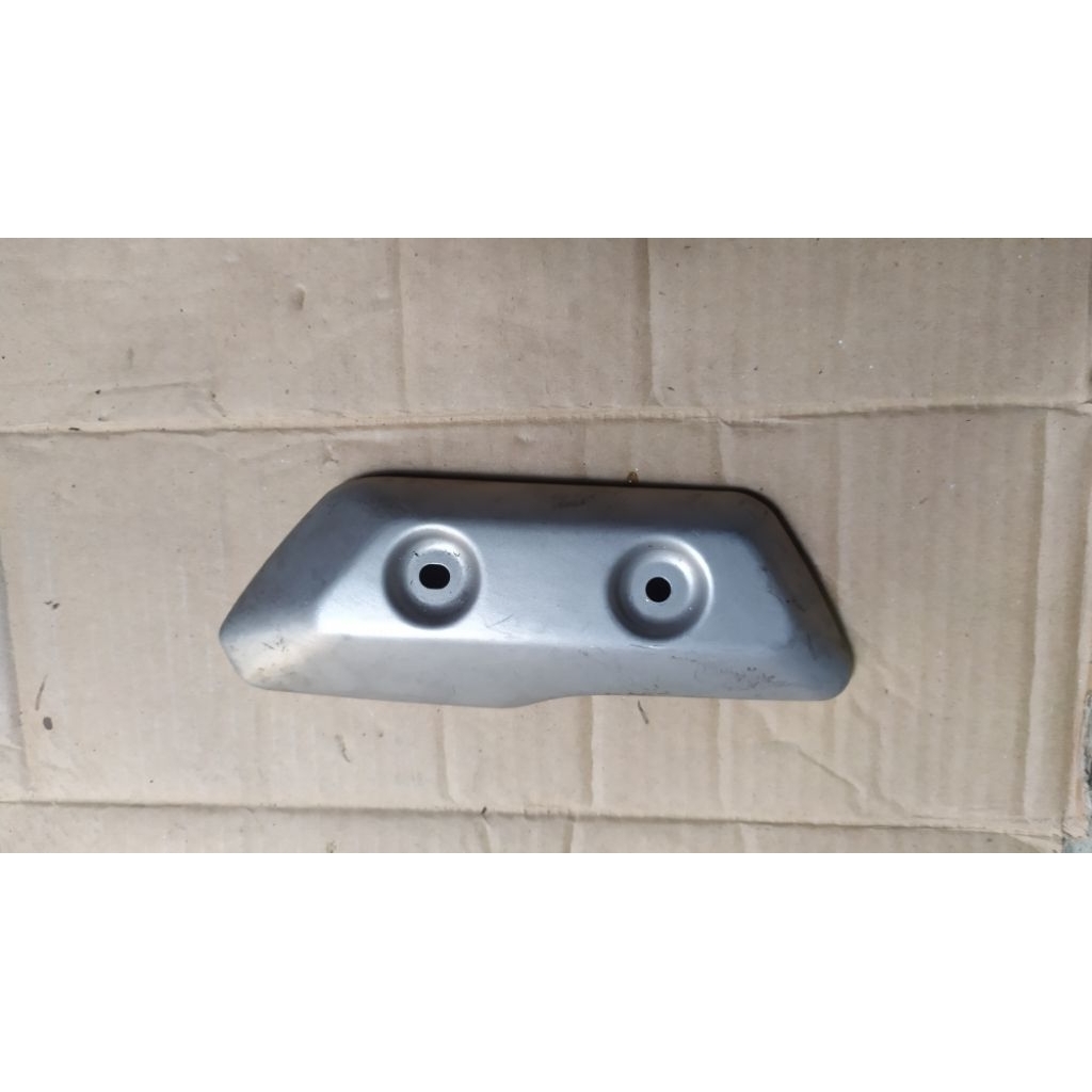 cover leher knalpot wr 155 bagian depan bekas original