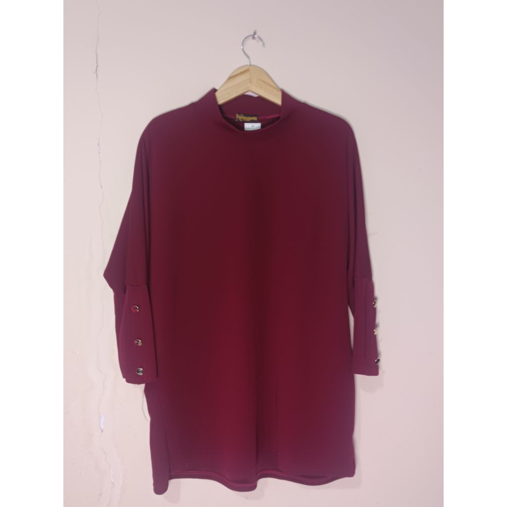 BLOUSE MERAH MAROON