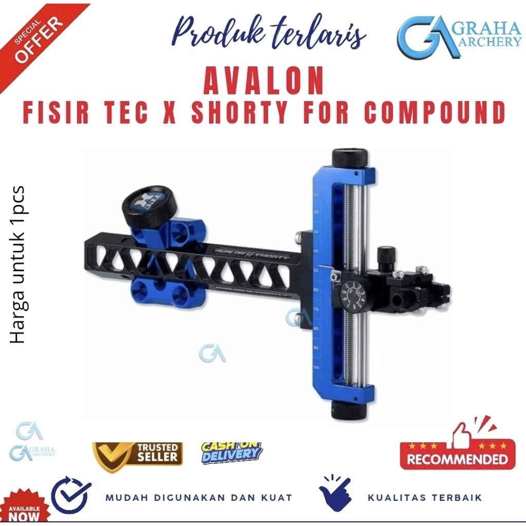 FISIR AVALON TEC X SHORTY FOR COMPOUND | BIDIKAN UNTUK BUSUR PANAHAN COMPOUND