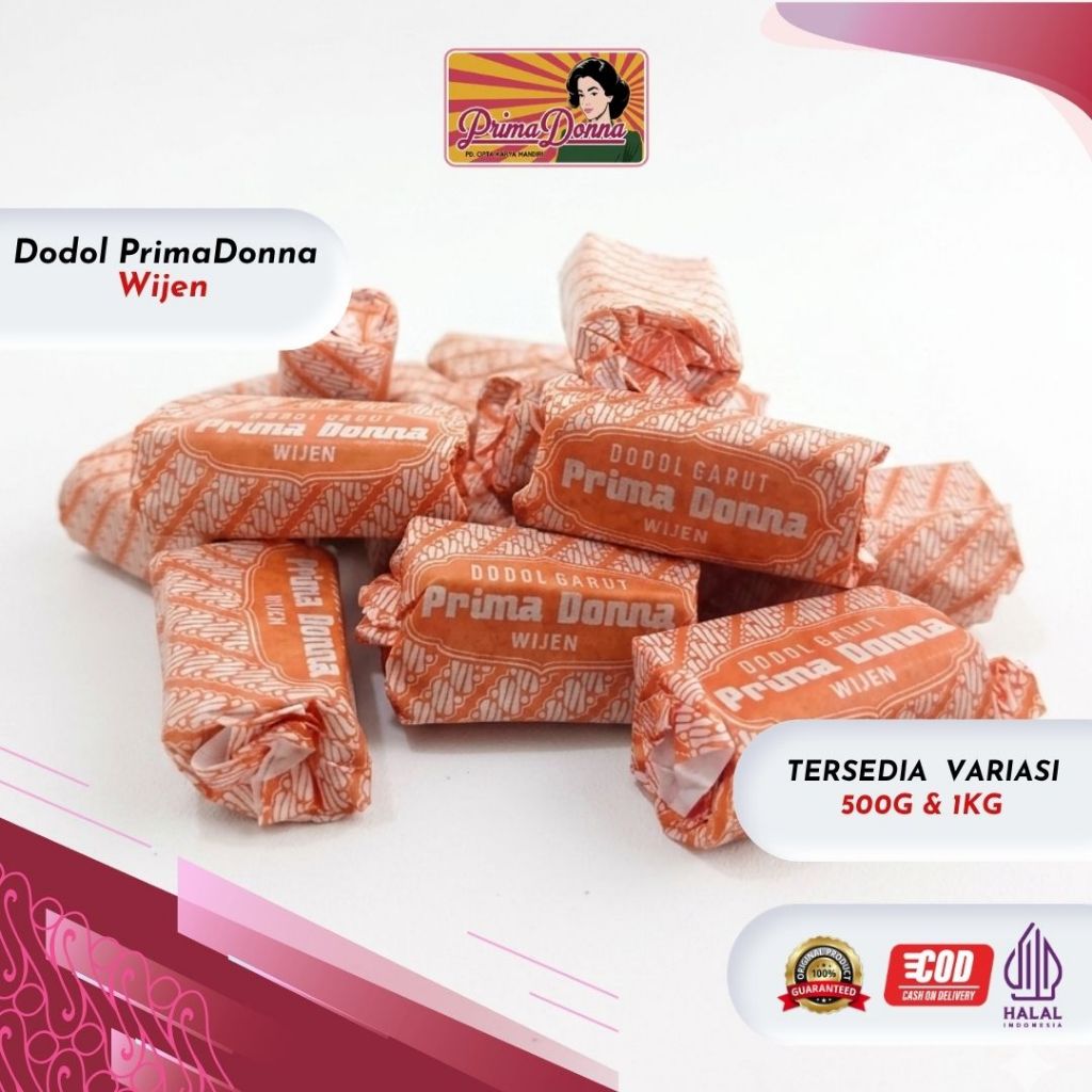 Dodol Wijen Dodol Garut Dodol Kertas Batik Asli Garut Manis Legit Makanan Khas 500g 1000g 1kg
