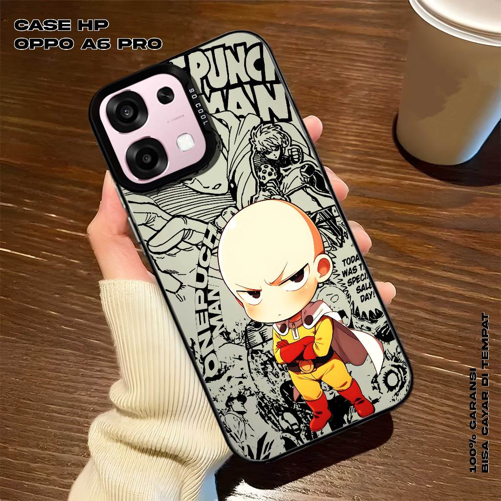 CASE OPPO A6 PRO - Casing OPPO Premium Matte Hard Casing - Case IMD - Case Hologram Motif AOT