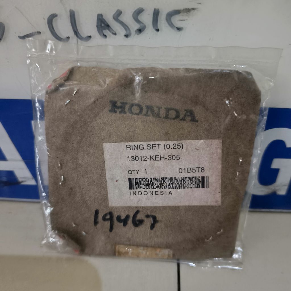 13012KEH305 Ring Piston Megapro Lama Hiu Primus Original AHM OS 25