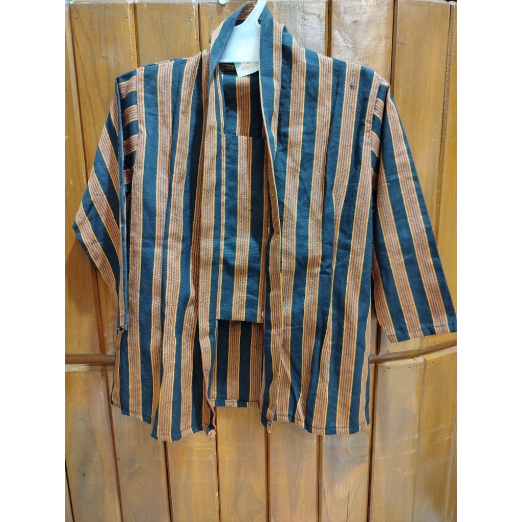 atasan kebaya lurik anak perempuan, baju adat perempuan, kebaya kutu baru anak, atasan lurik anak TK