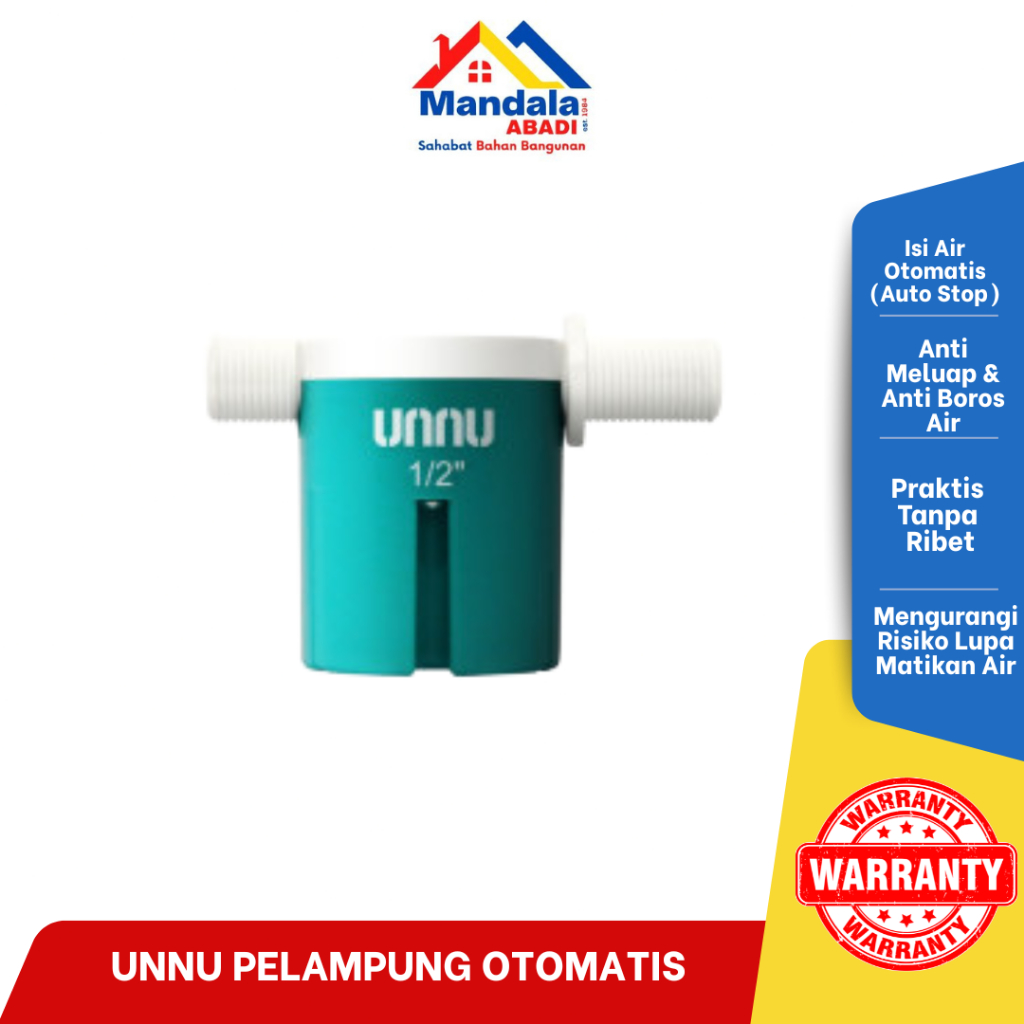 UNNU PELAMPUNG OTOMATIS / STOP KRAN OTOMATIS PELAMPUNG