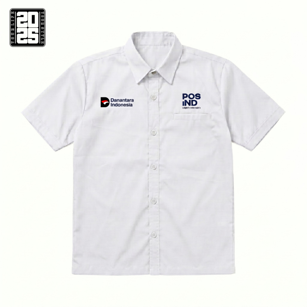 Kemeja Pos Indonesia Terbaru / Baju Kantor Pos Indonesia / Baju Pos / Seragam Pos Indonesia / Kemeja