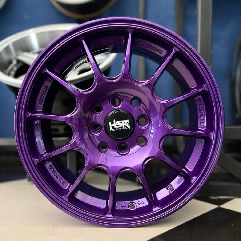 Velg Mobil Racing Ring 15 Tipe Hsr TalibauTc12 R15 Deep Violet Buat Jazz Yaris Mobilio