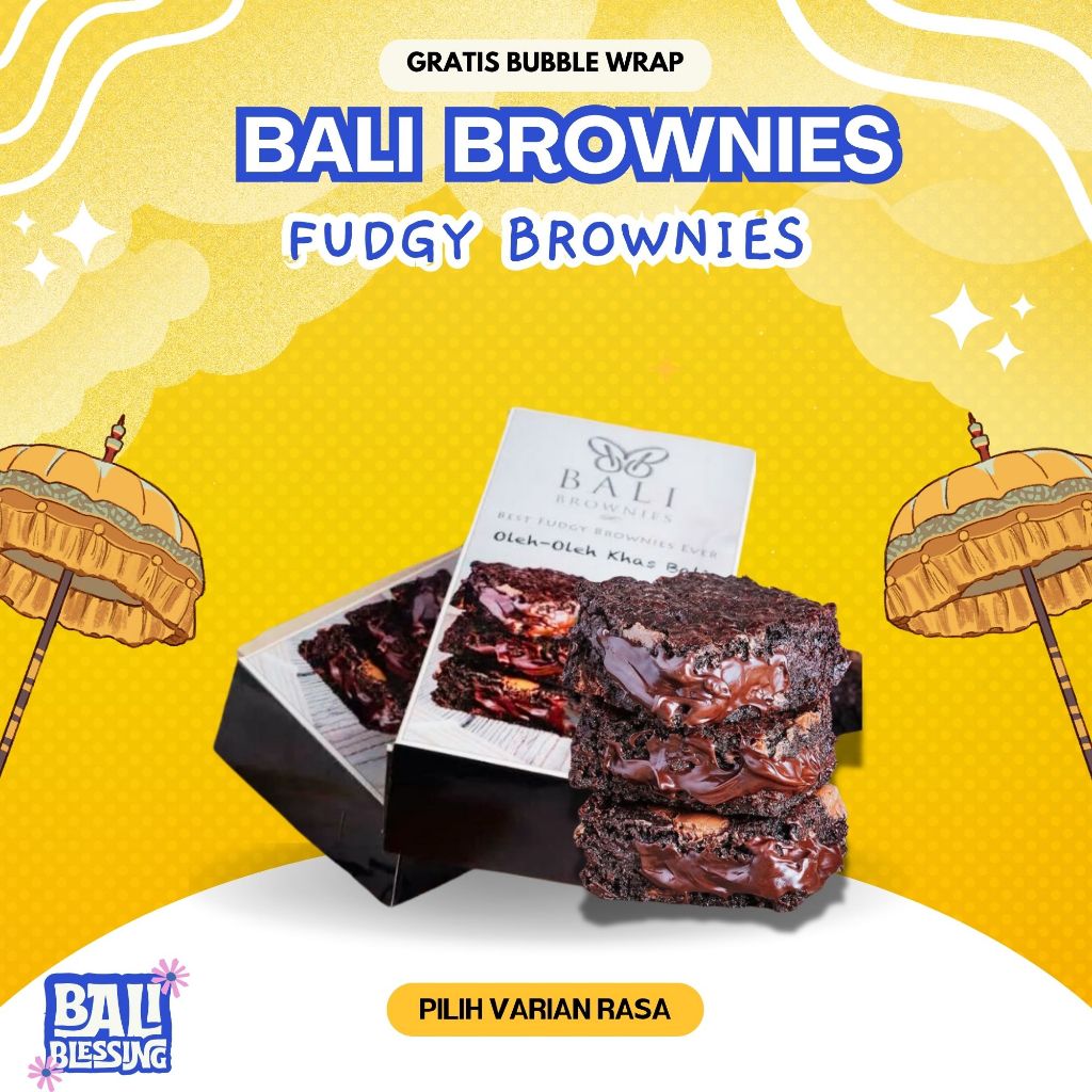 Bali Brownies Oleh Oleh Khas Bali Fudgy Brownies Bali