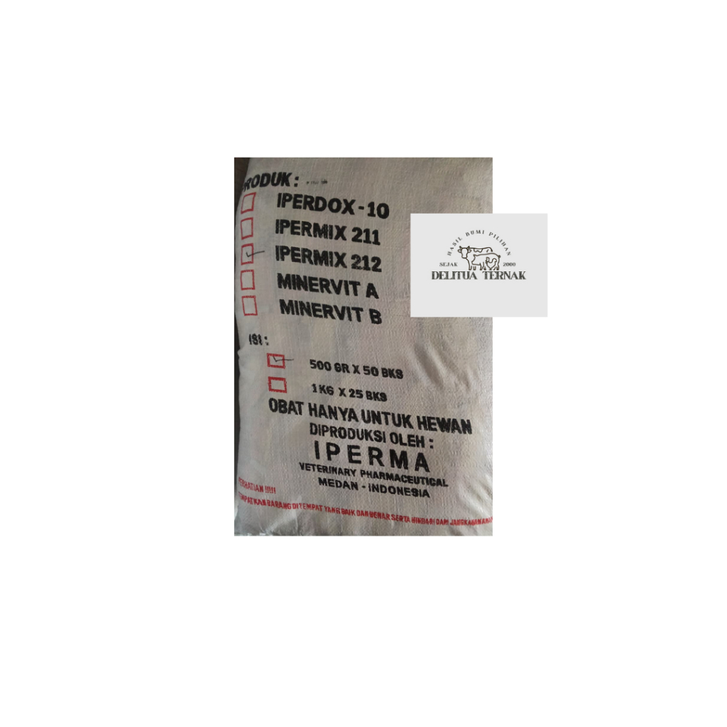 Ipermix-212 1 Sak ( isi 50 )  - Premix Fertilitas dan Kesehatan Induk Babi
