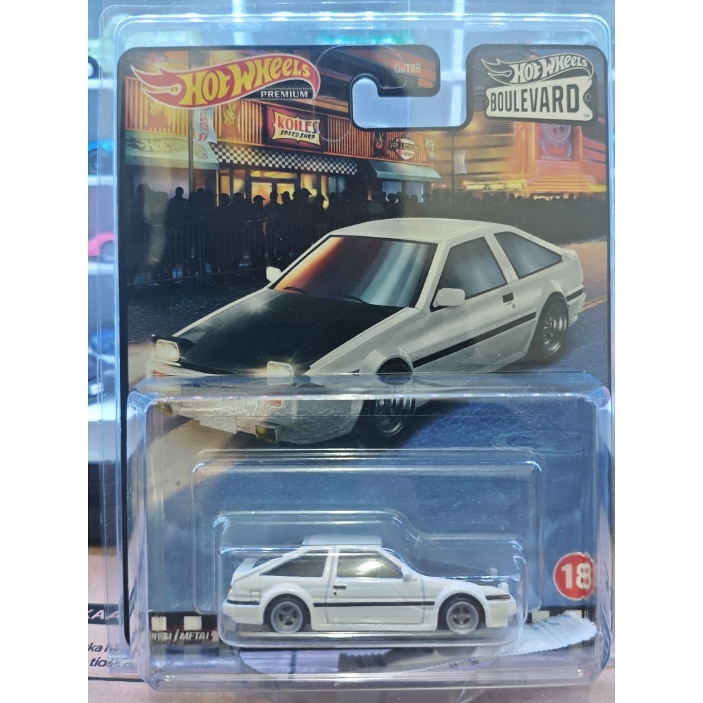 Hotwheels Boulevard Toyota Ae86 Trueno Putih