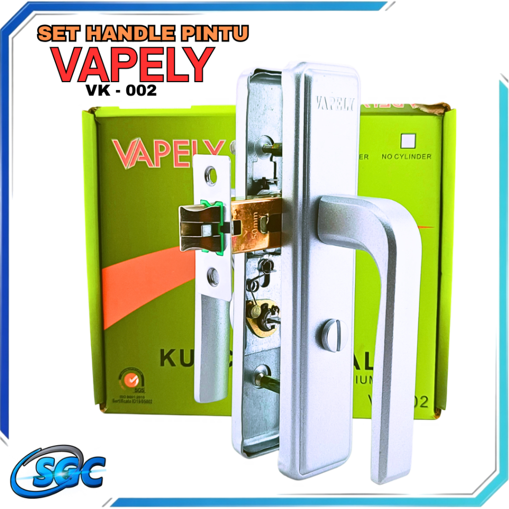 Handle Pintu Vapely VK-002 – Set Kunci Pintu Minimalis Modern