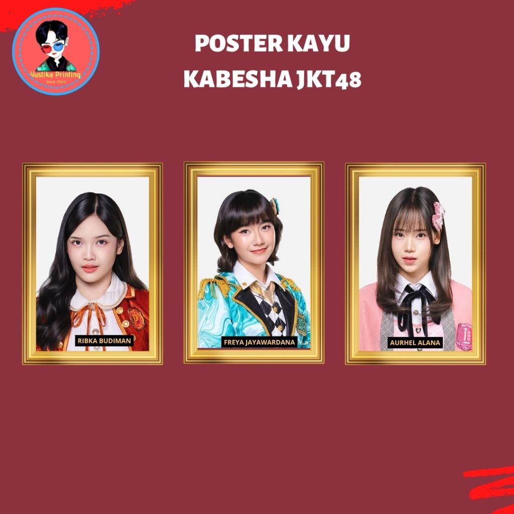 POSTER KAYU KABESHA JKT48 NEW ERA - BEBAS PILIH MEMBER
