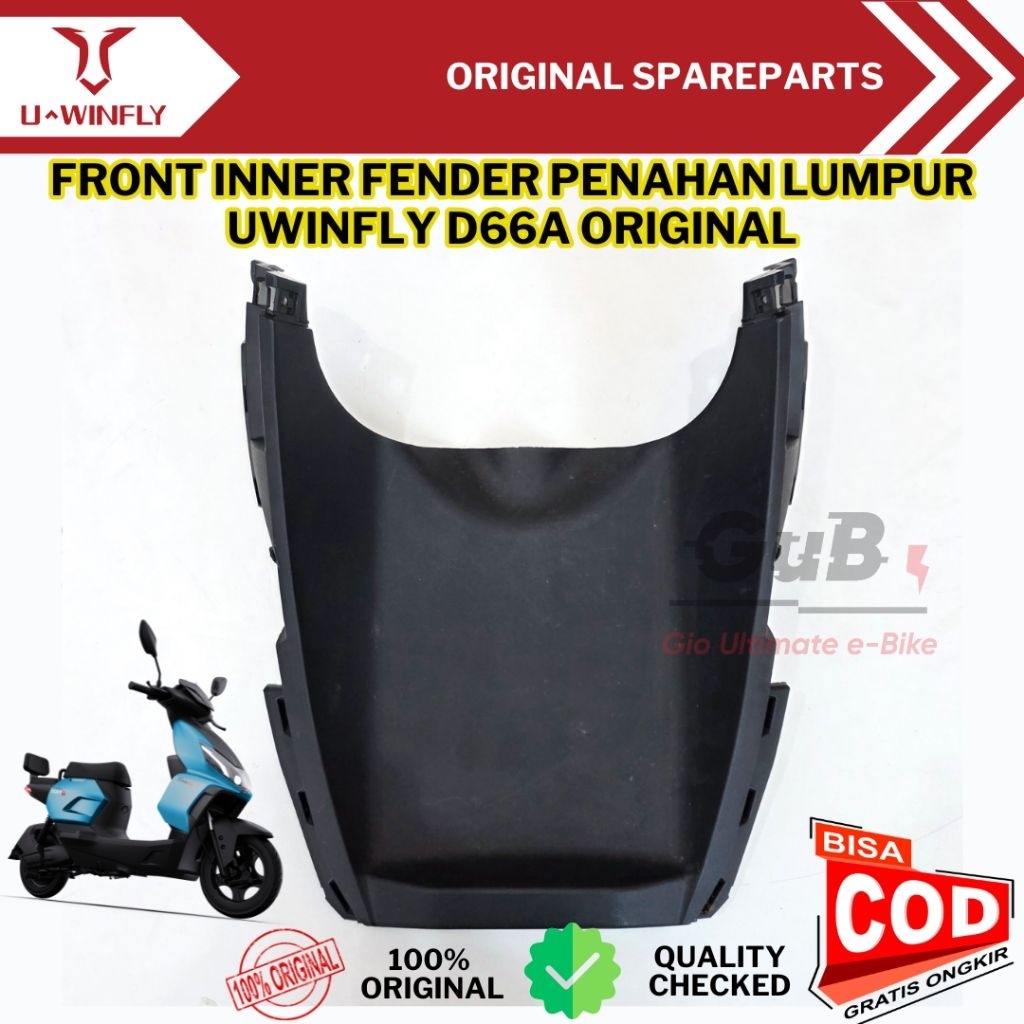 Front Inner Fender Sepeda Listrik Uwinfly D66A Body Deck Depan Kolong Penahan Lumpur Uwinfly D66A