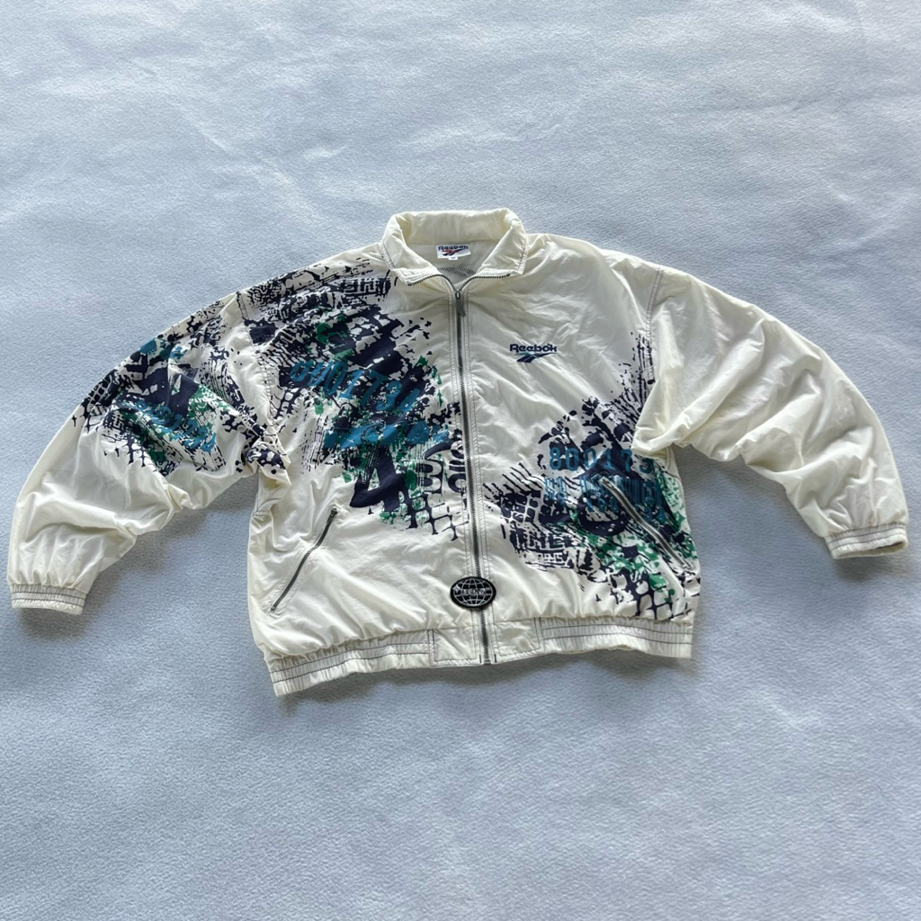 Vintage 90s Colorblock REEBOK Windbreaker (Boxy Cut)