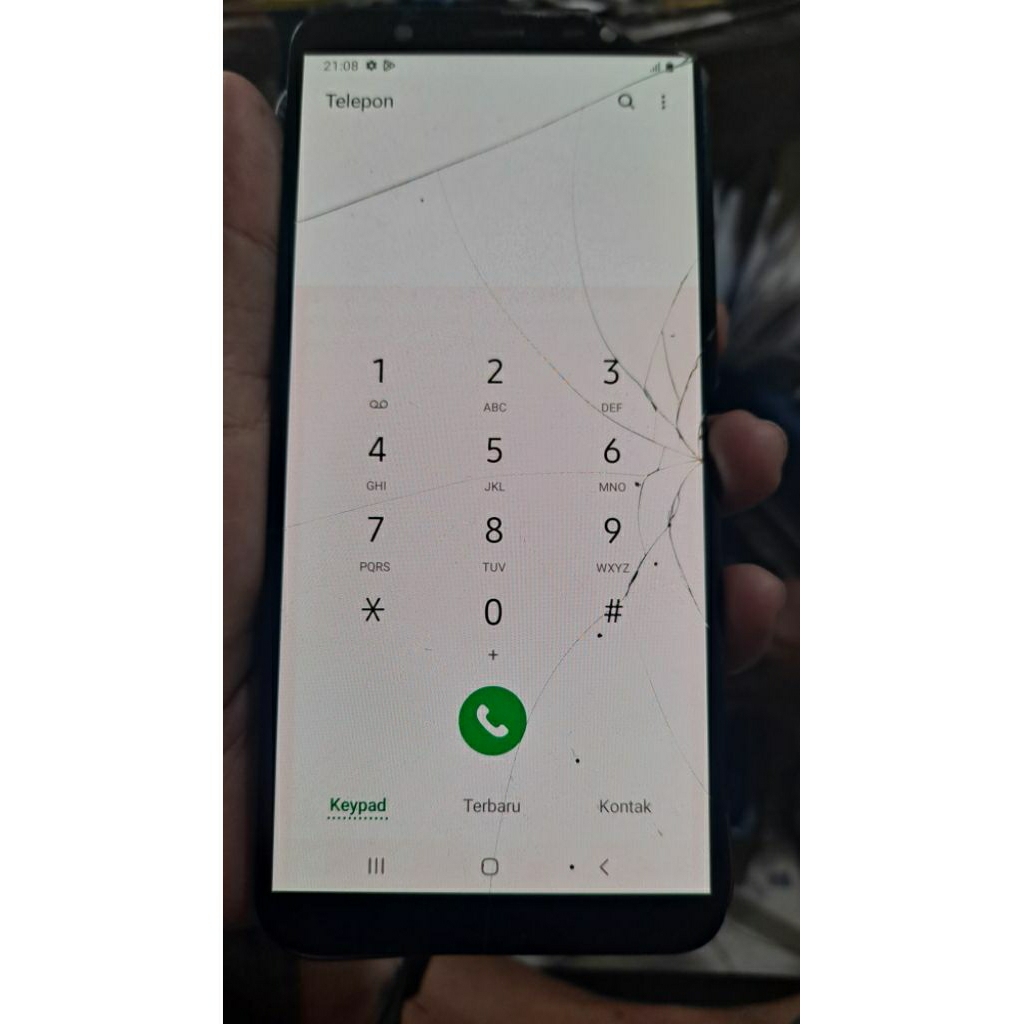 lcd SAMSUNG J8 J810Y ori copotan minus retak glas