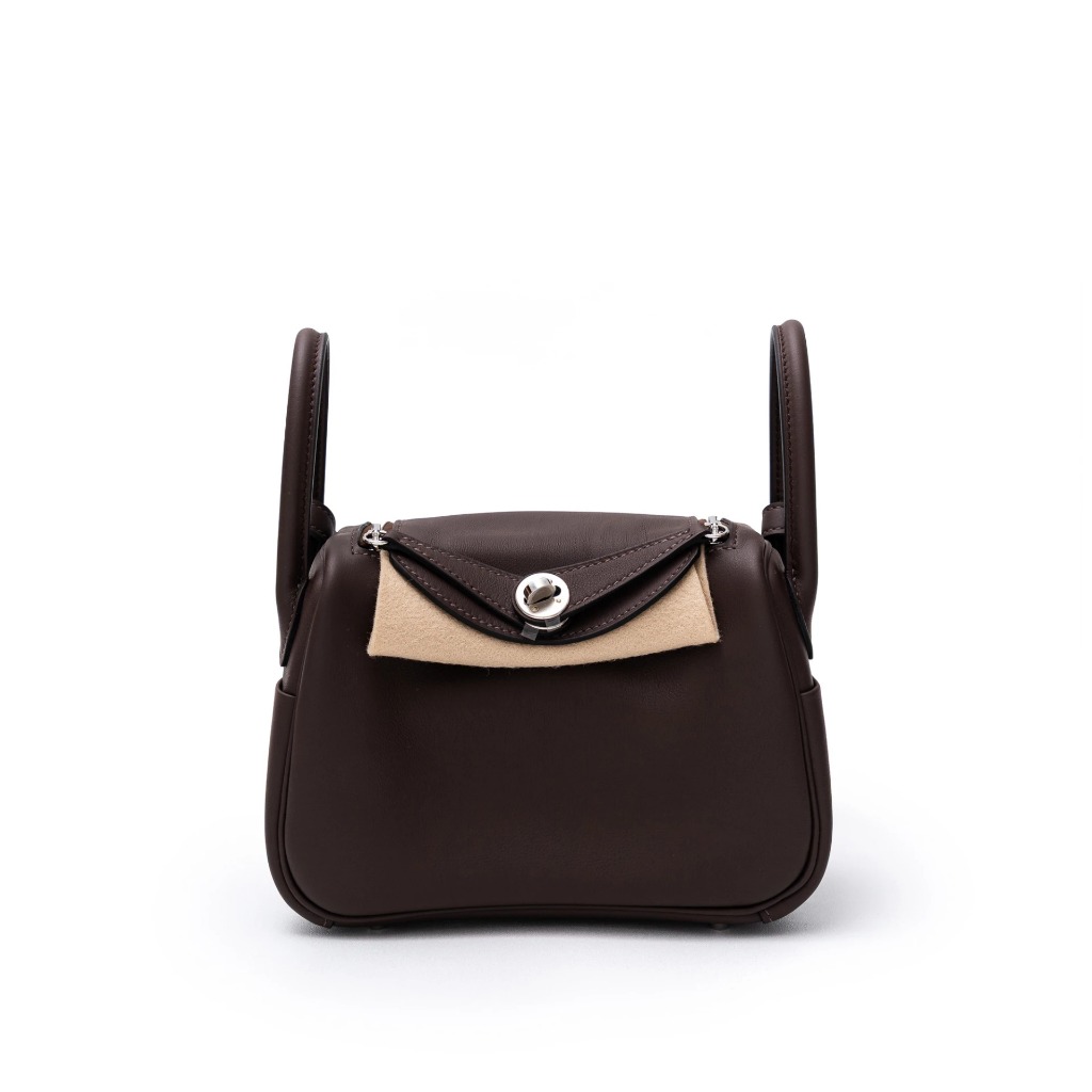 Mini Lindy Swift Leather Phw Moka