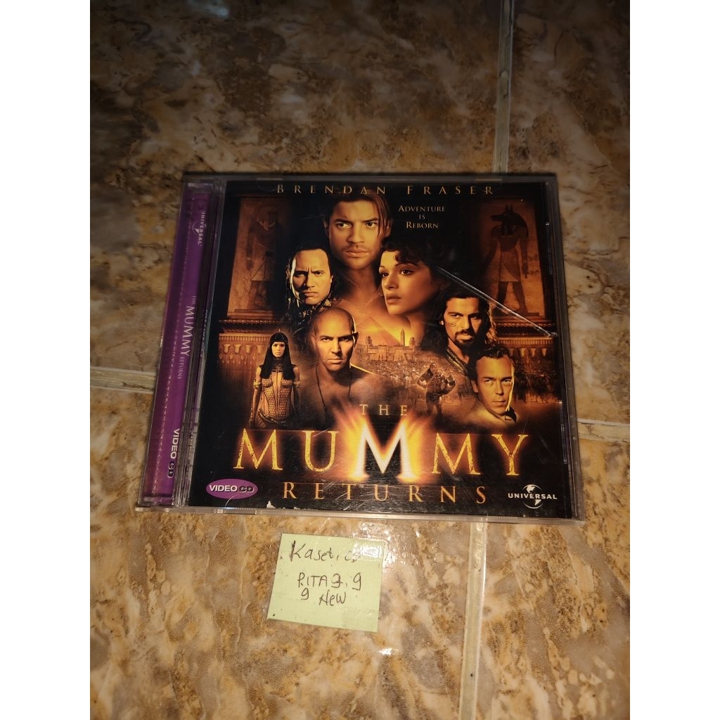 Kaset VCD The Mummy Returns - Brendan