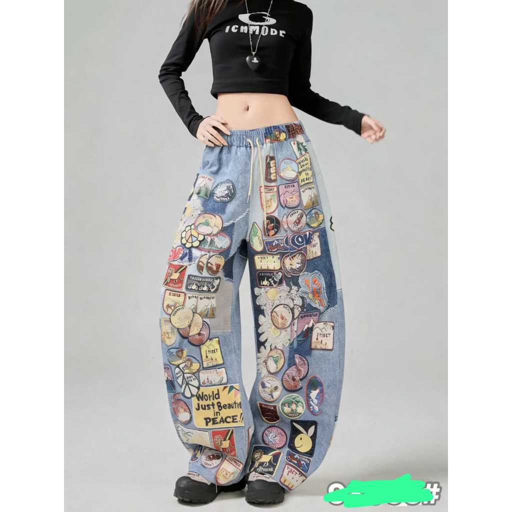 celana panjang acne studio dupenya