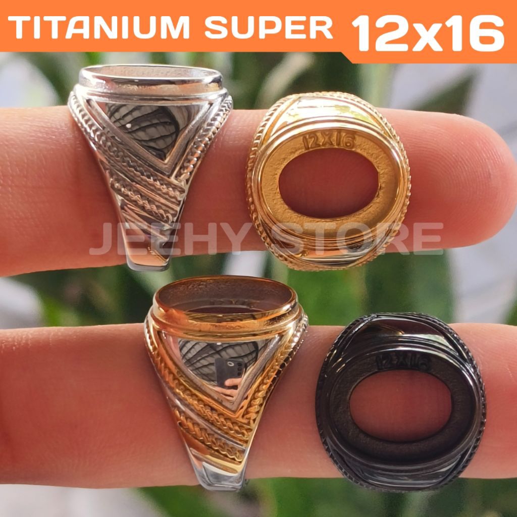 RING CINCIN TITANIUM SUPER CB 12x16