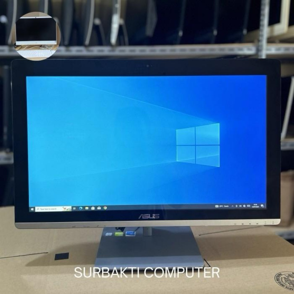 AIO PC ALL IN ONE ASUS I7 RAM 8GB SSD 256GB 24 INCH TOUCHSCREEN VGA GEFORCE 930M 2GB