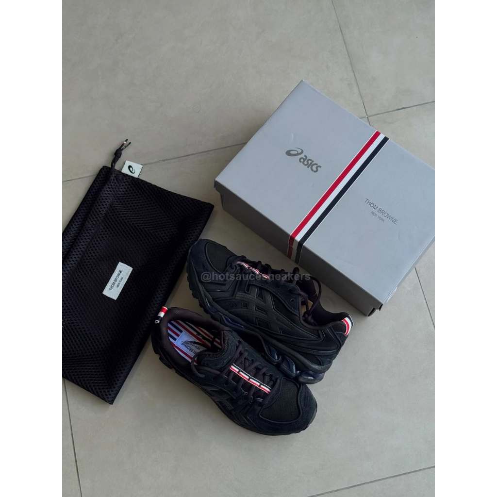 [Pre-Order] ASICS Gel-Kayano 14 Thom Browne Black - 100% Original Guaranteed