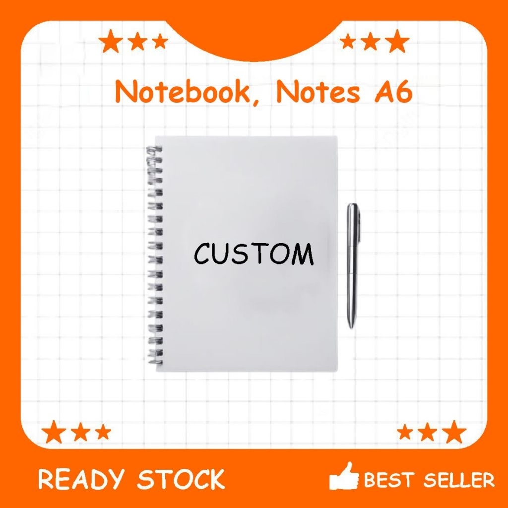 Cetak Notes Custom/Notebook A5-A6