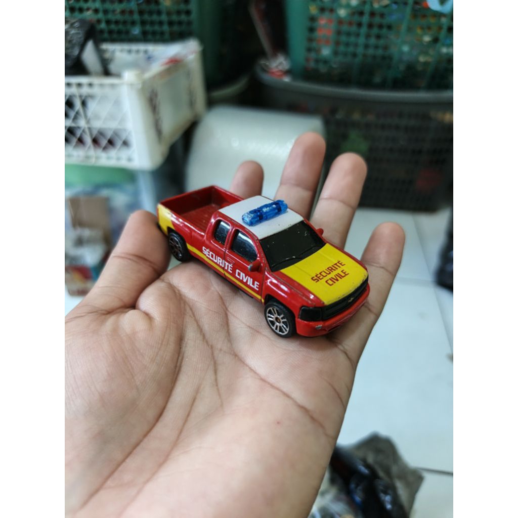 diecast majorette Chevrolet silverado securite civile