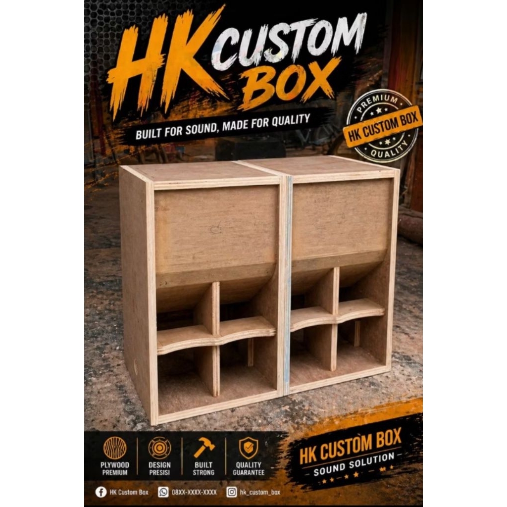 box speaker Subpali 12 inch